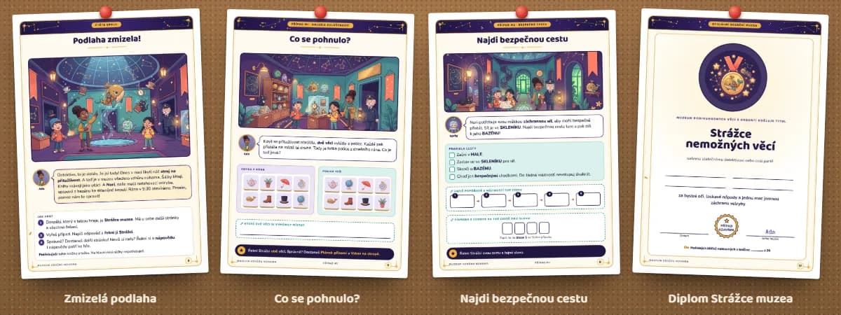 Little Escape: skutečné stránky ze hry