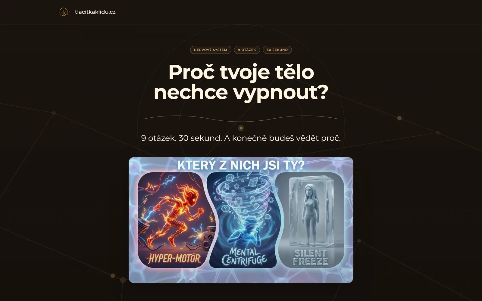 Tlačítka klidu: úvodní kvíz